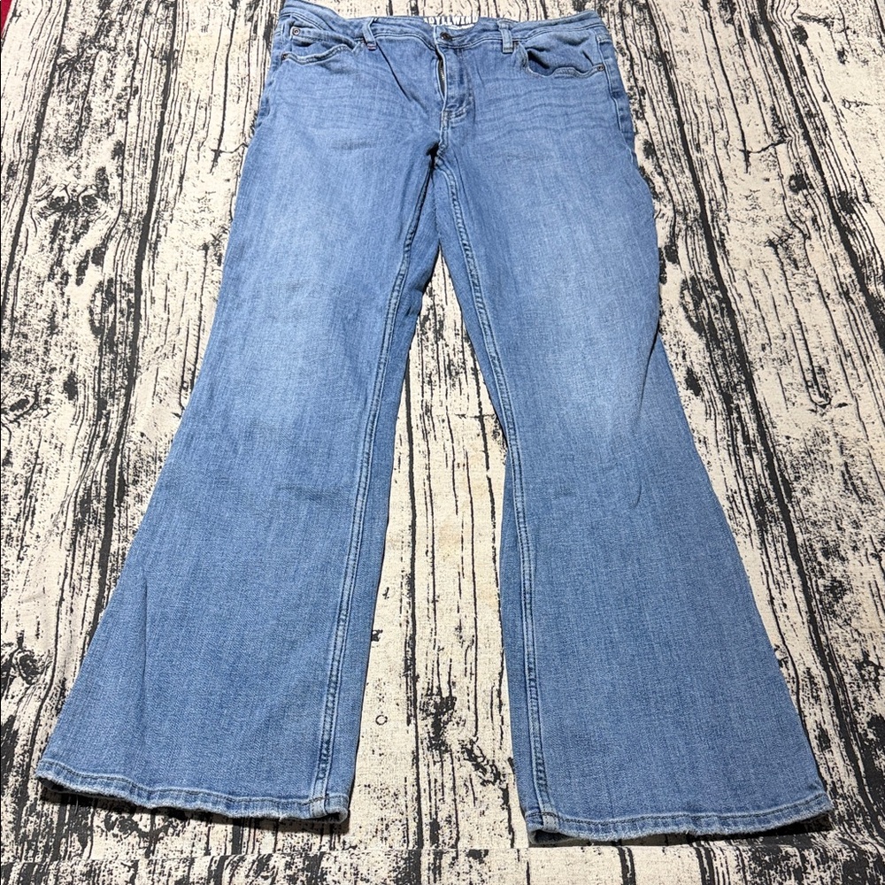 Women’s Light Blue Flared Jeans